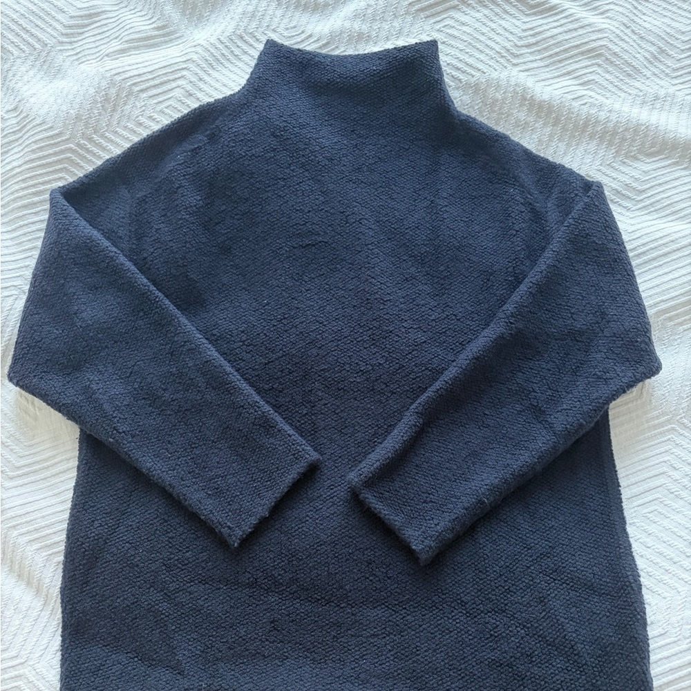 Aritzia Dark Blue 100% Wool Sweater